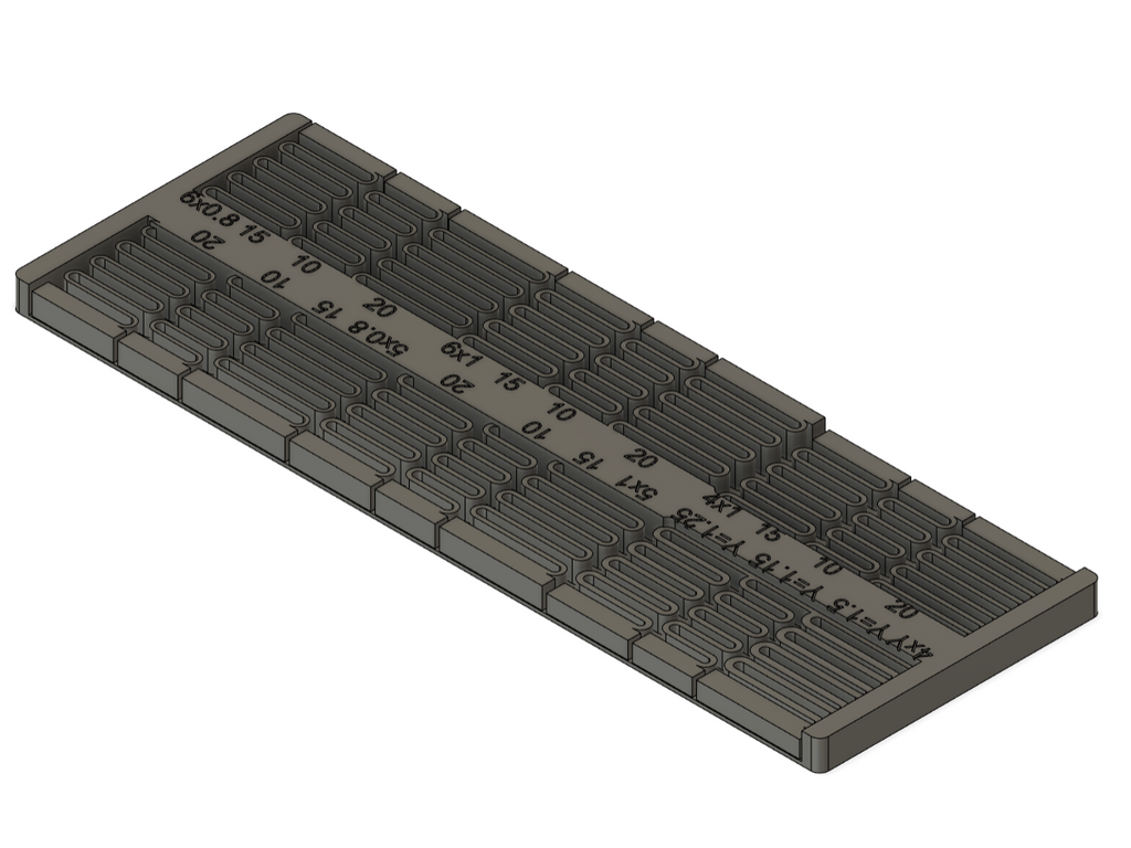 Test plate for compression spring forces