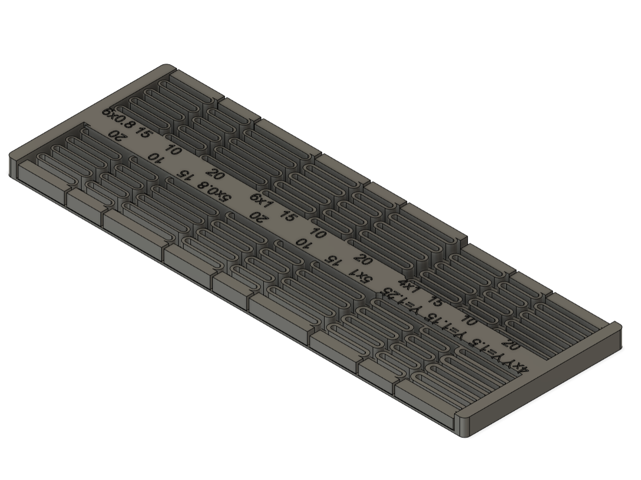 Test plate for compression spring forces