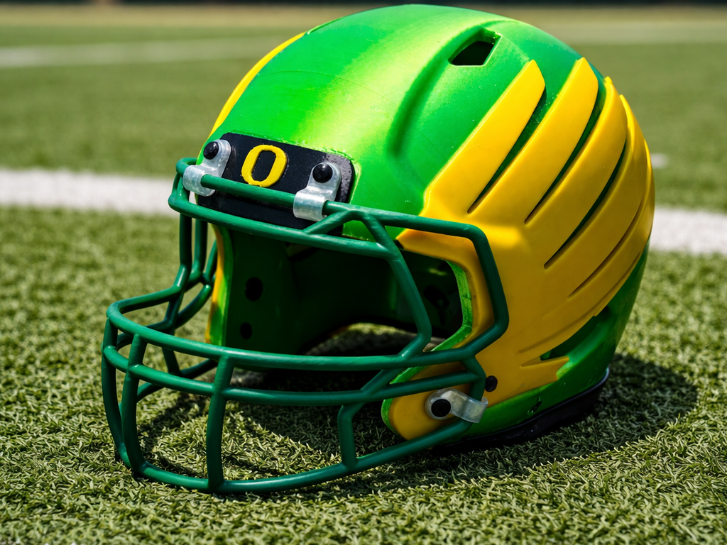 Alt Oregon Ducks Football Helmet – Remixed