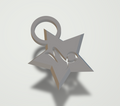 Zodiac keychain / pendant capricorn star