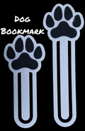 Dog bookmark