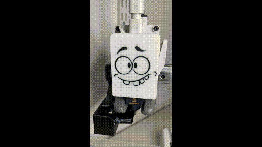 A1/ A1 Mini Goofy Guy Front Cover And Extruder Wheel