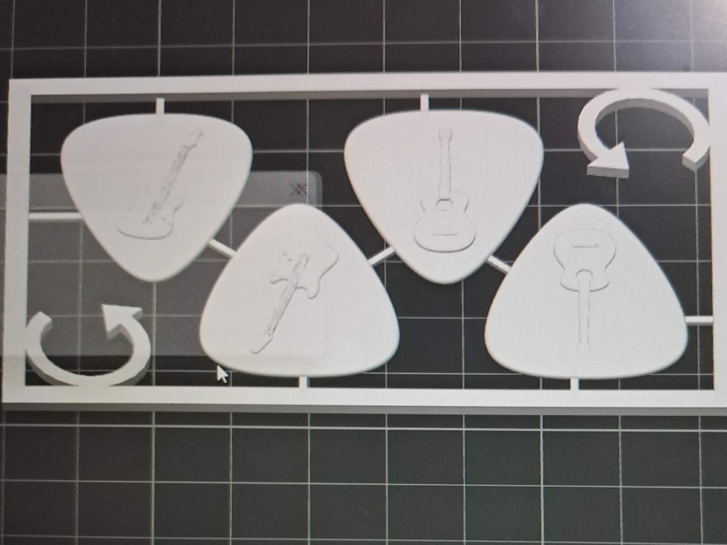 plettri per chitarra