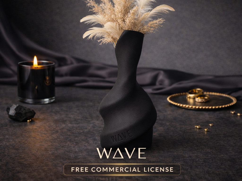 WΔVE Elegance - Glamour Vase for your Modern Home