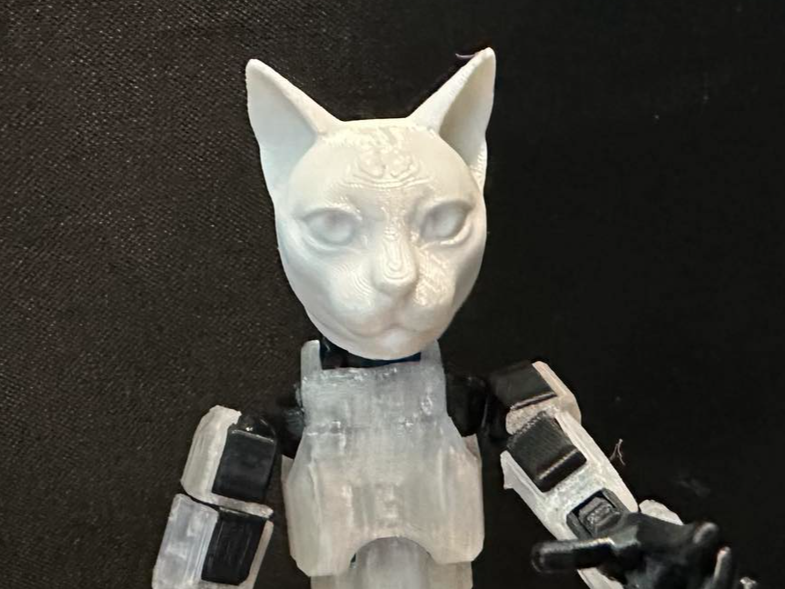 Cat Head For Dummy 13 Articulated Figure