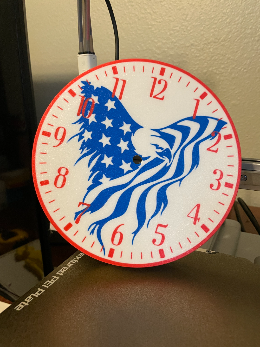 Eagle clock
