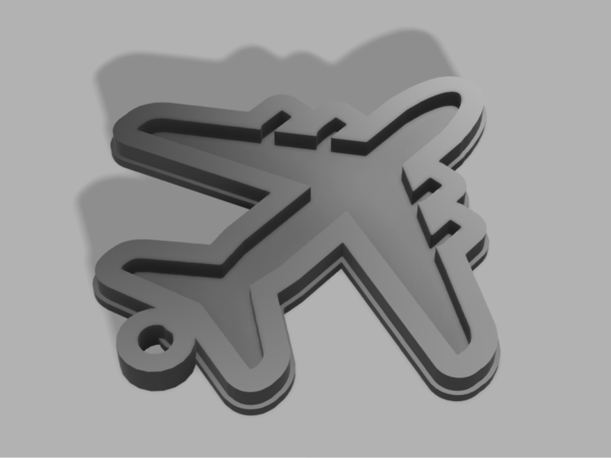 Aeroplane Keychain