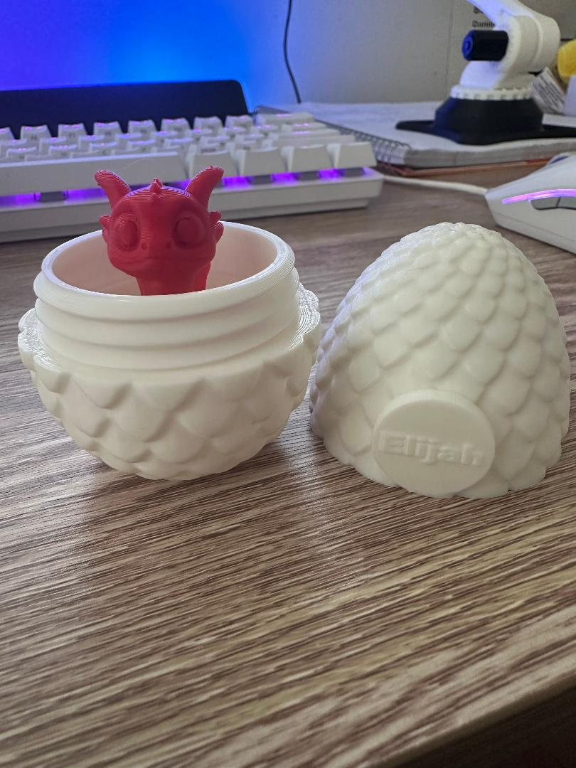 Threaded Dragon Egg With Name