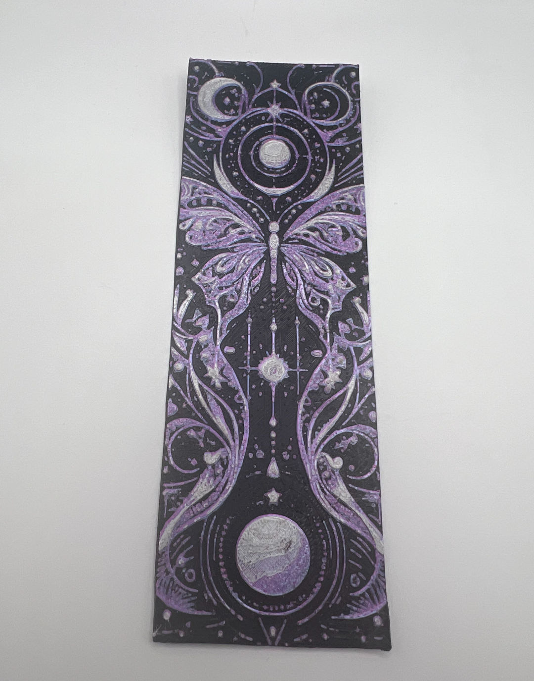 Butterfly Fantasy moon bookmark hueforge
