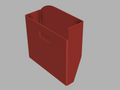 Poop bin slim for baseboard mopboard bucket