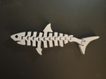 Articulating shark keychain (Quick print)