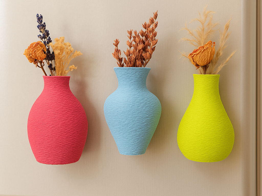 Magnetic Vases – Colorful & Modern Design
