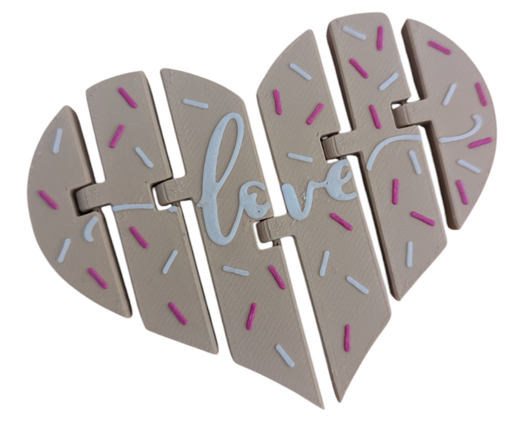 Valentines Love Sprinkle Cookie Sensory Flexi