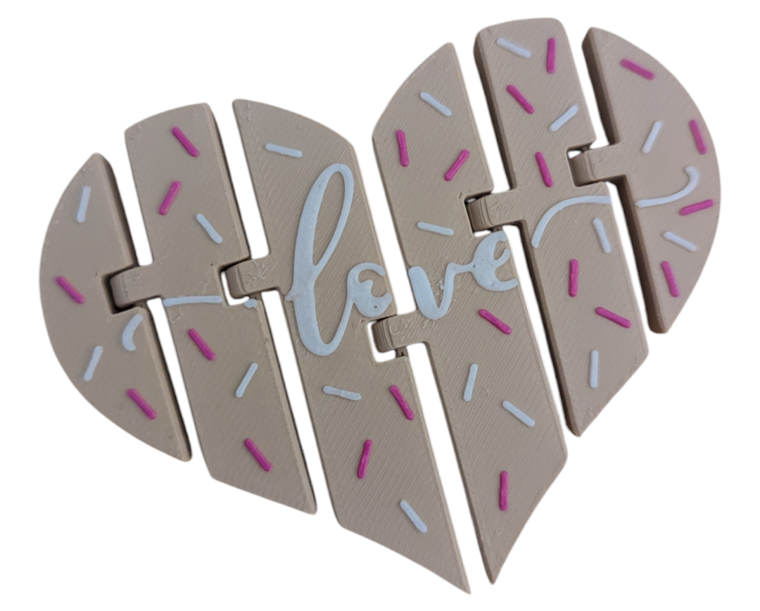 Valentines Love Sprinkle Cookie Sensory Flexi