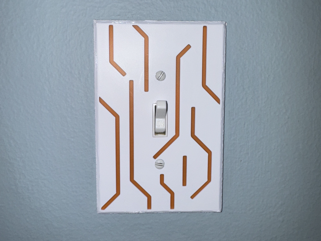 Sci-Fi Light Switch Plate