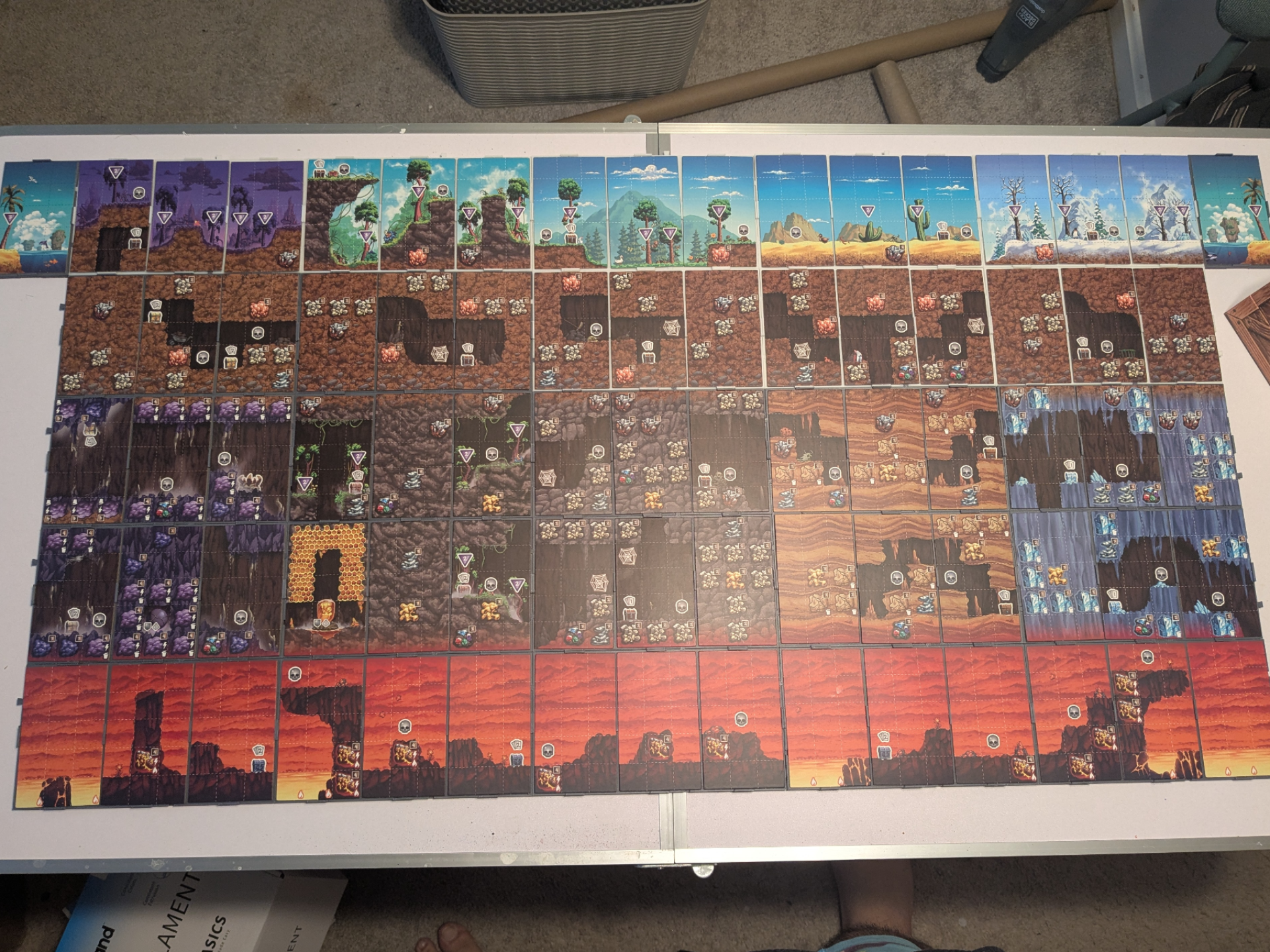Terraria Board Game Grid