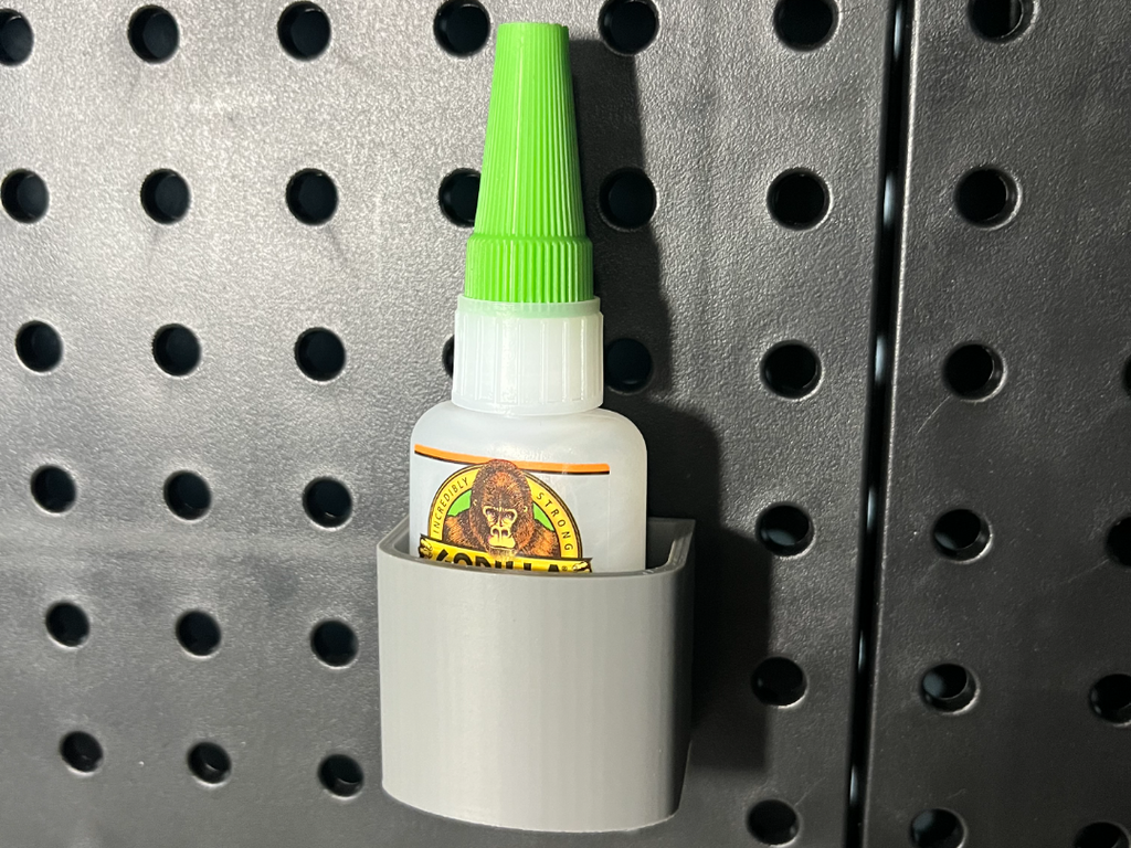 1IN Pegboard Super Glue Holder/Organizer