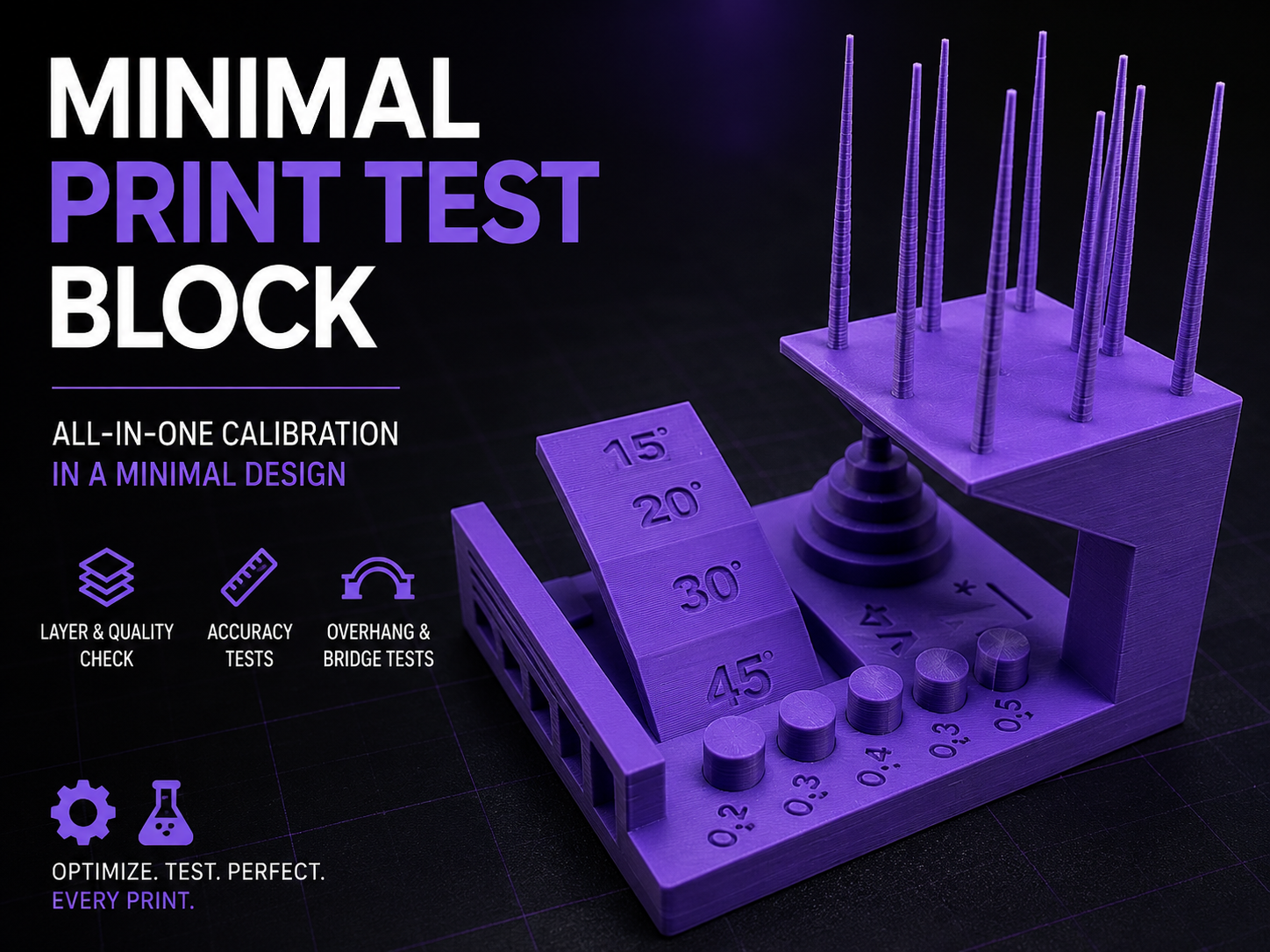 Minimal Print Test Block