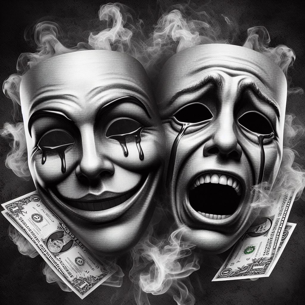 HUEFORGE - Anonymous 2 masks Black and White