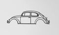 VW Beetle Silhouette