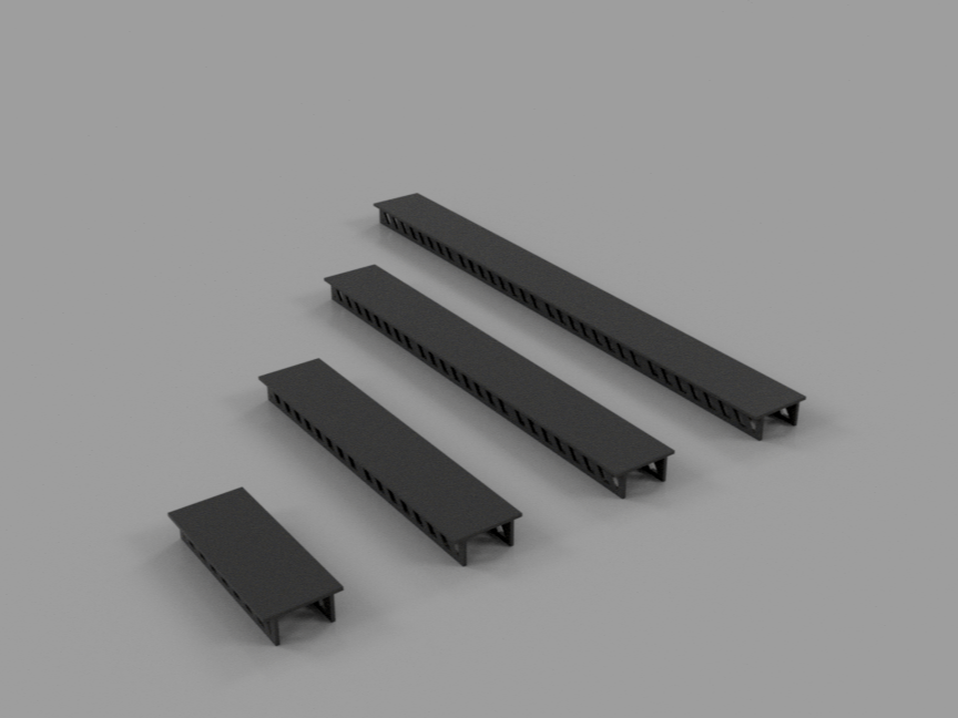 Acoustic panel Cable Tray