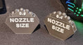 Nozzle size indicator