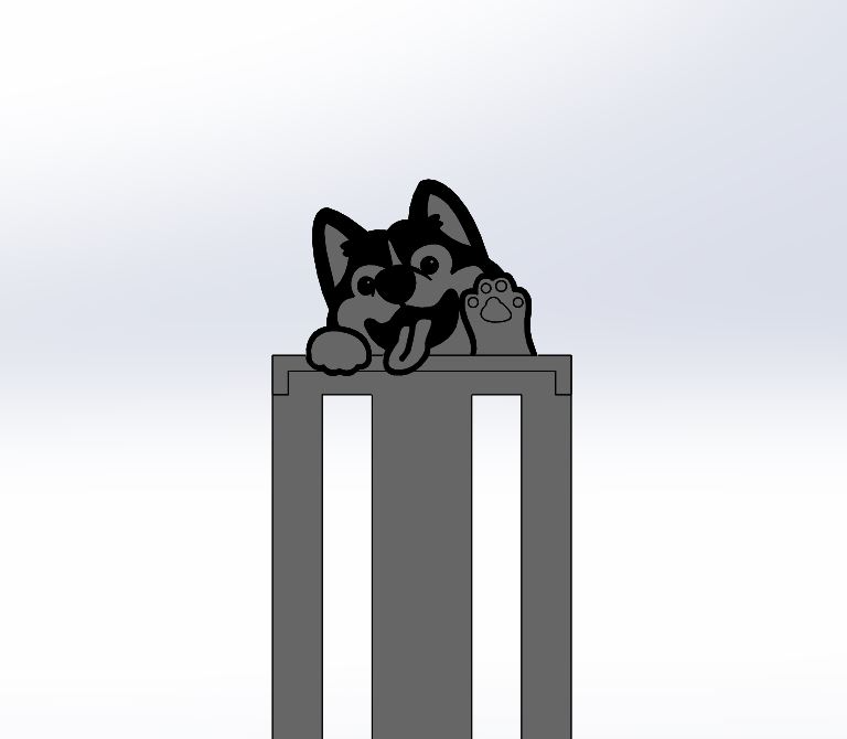 Husky Bookmark