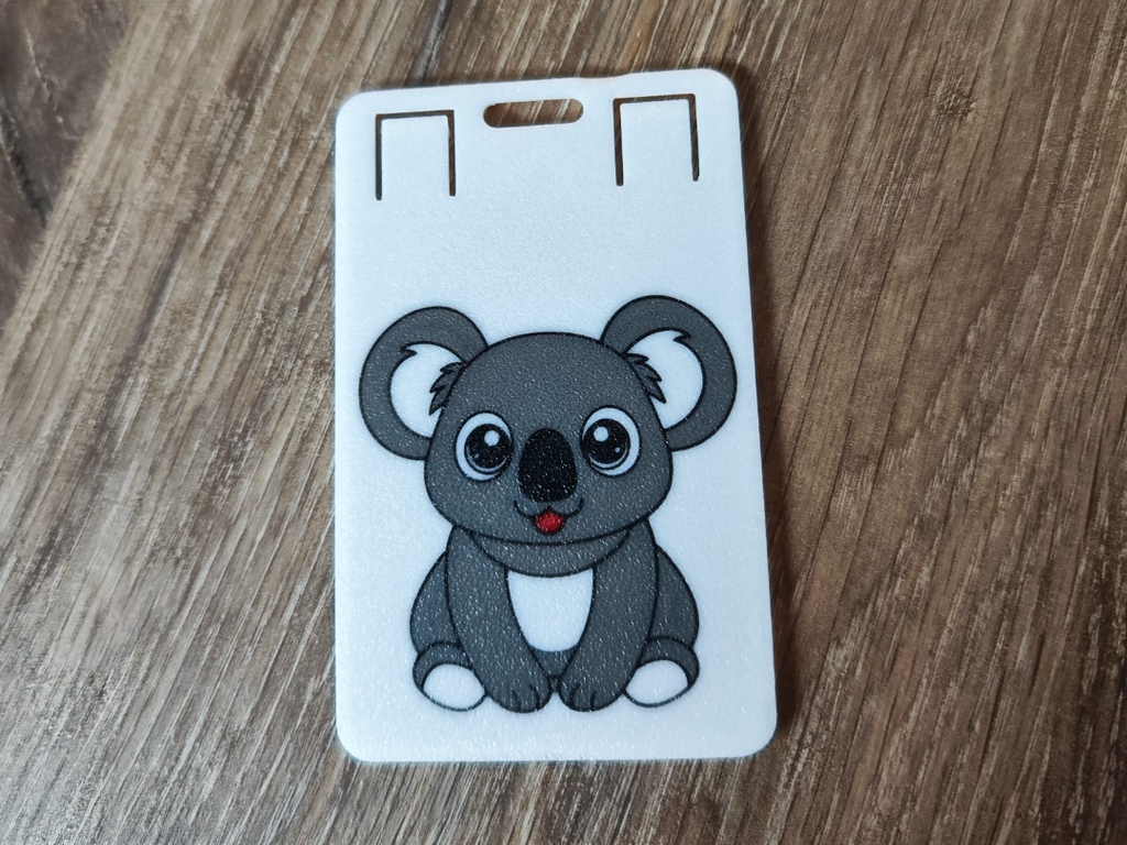 ID Card Holder Koala Print