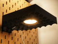 StarshipGridLamps in SKADIS_用于宜家斯考迪斯宜家星舰格栅灯_火箭灯