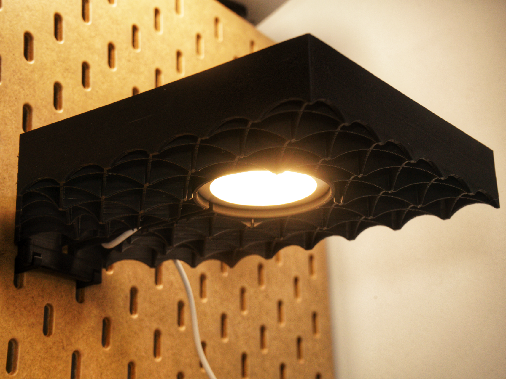 StarshipGridLamps in SKADIS_用于宜家斯考迪斯宜家星舰格栅灯_火箭灯