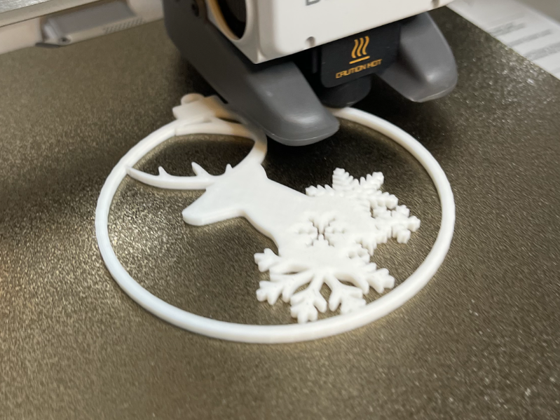 Christmas candy ornament