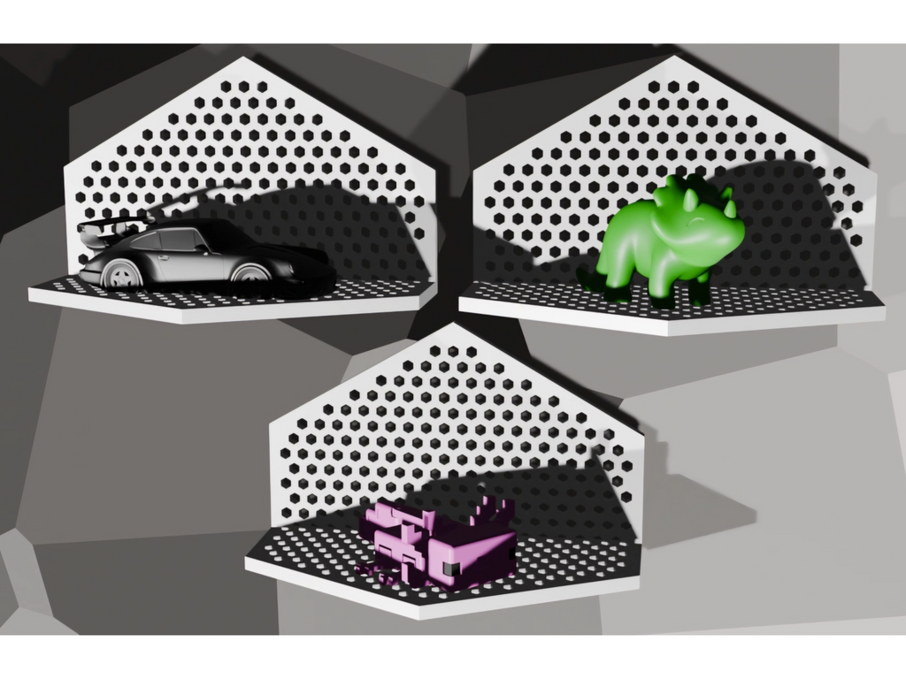 Honeycomb display Shelf