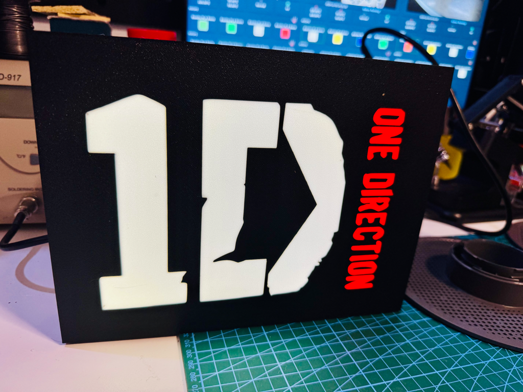 One Direction: Light up 1D Sign