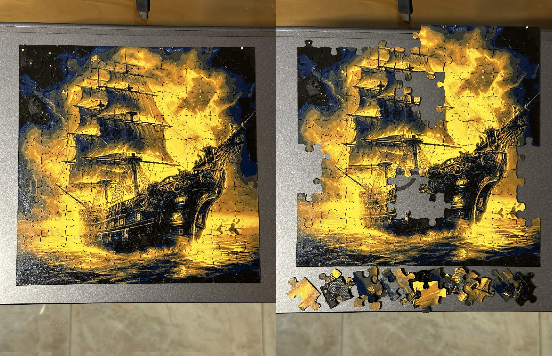 Puzzle Fire ship Thicker V2.0 improved