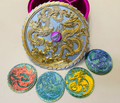 Dragon Sculpture Box (全盒) with storage for Elemental Dragon Coaster set
