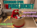 Cardboard Spool Purge Bucket