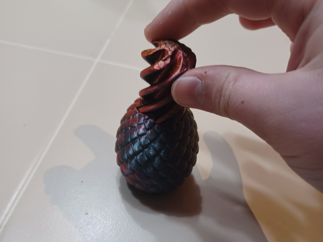 Spiral Fidget Dragon Egg