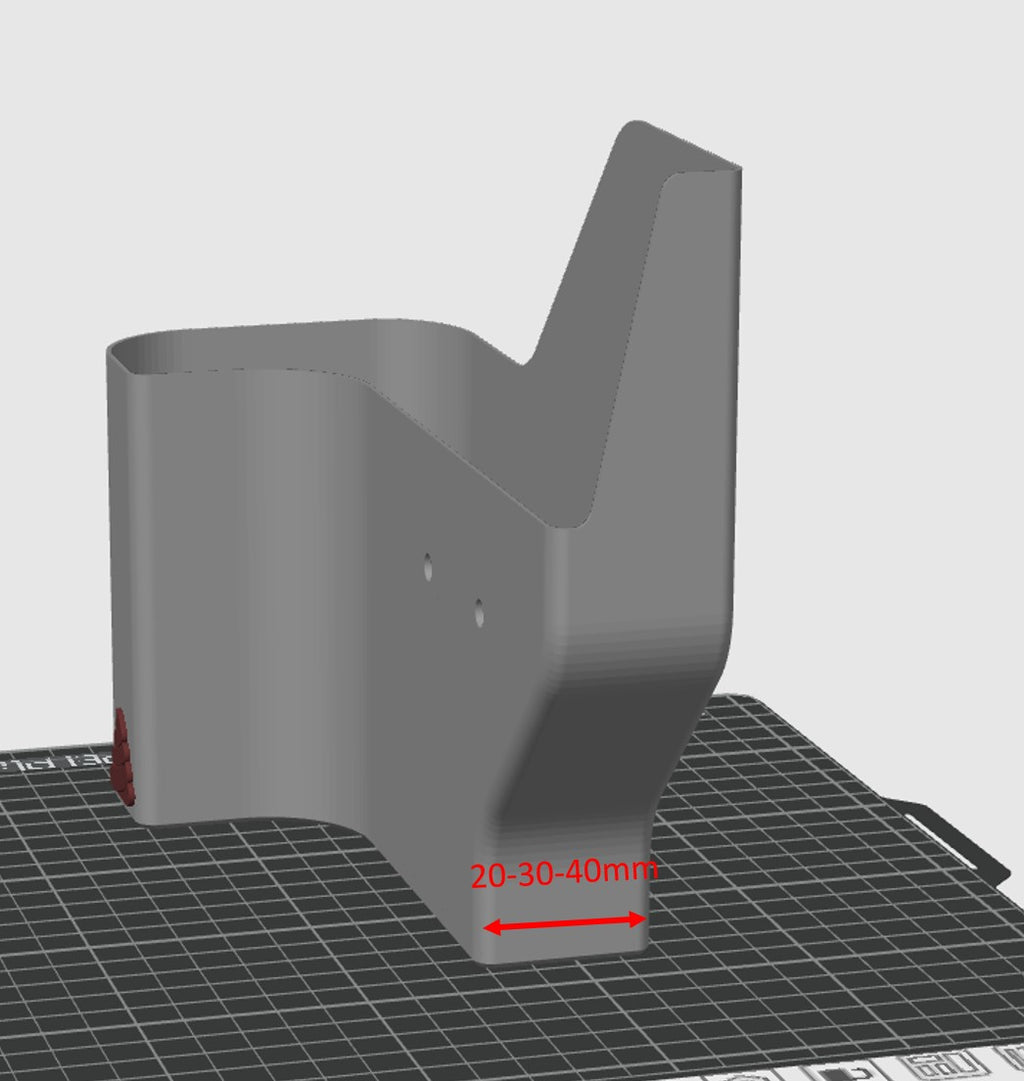 Narrow Purge Bucket 20-30-40mm