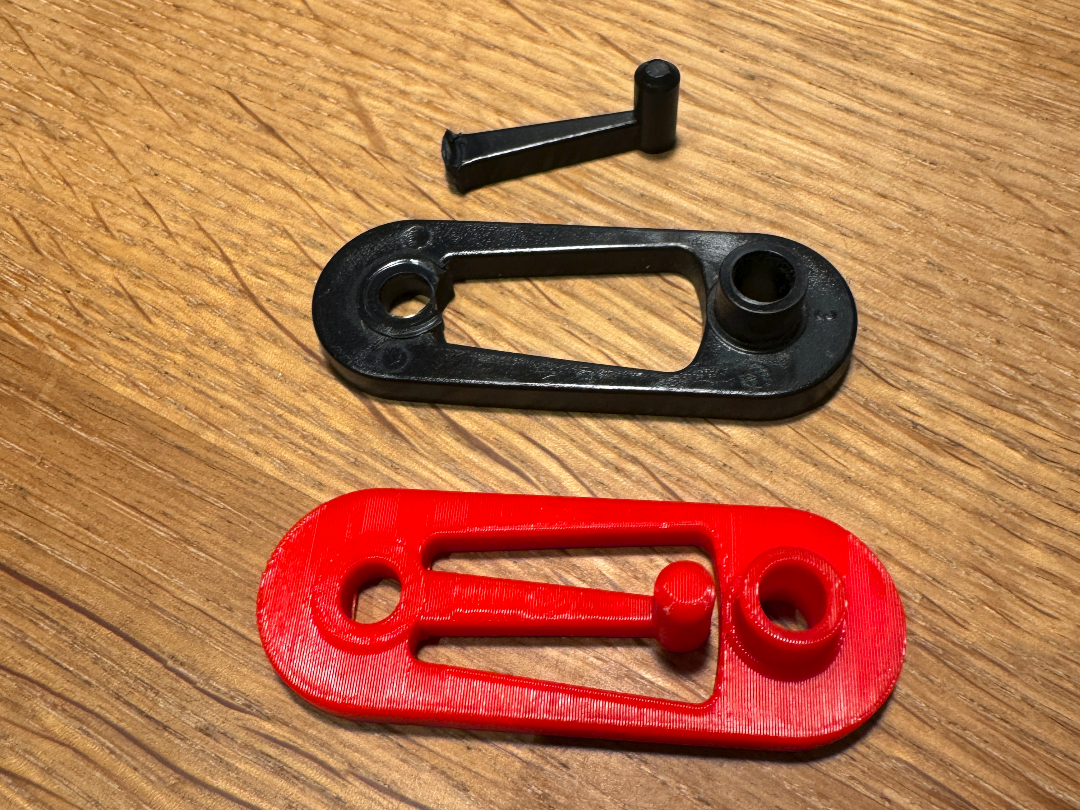 Replacement for Sponeta locking lever spring