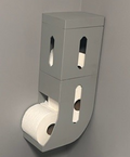 Toilet paper roll storage