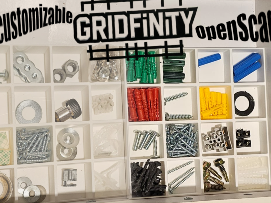 Gridfinity Parametric Modular Base Remix