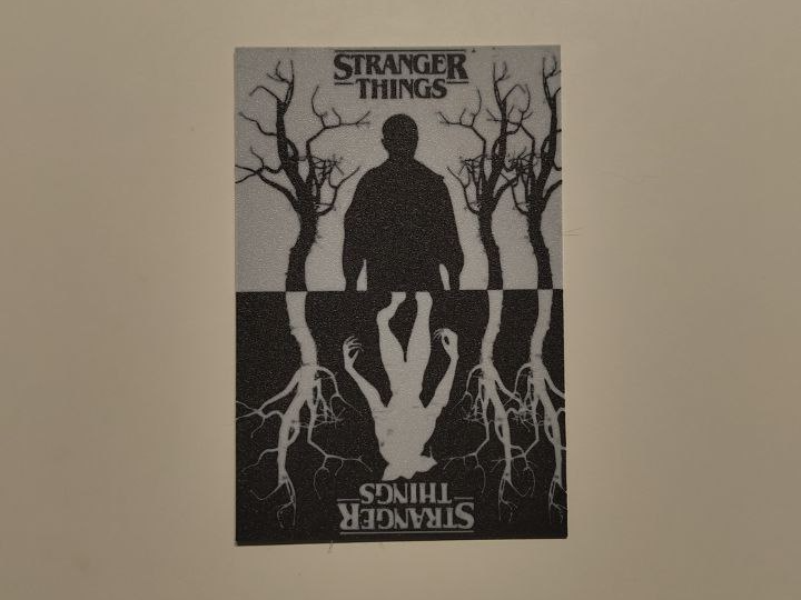 stranger things plate
