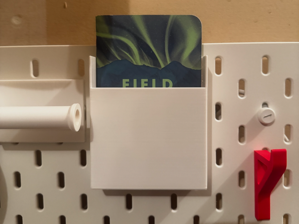 Ikea Skadis Field Notes holder