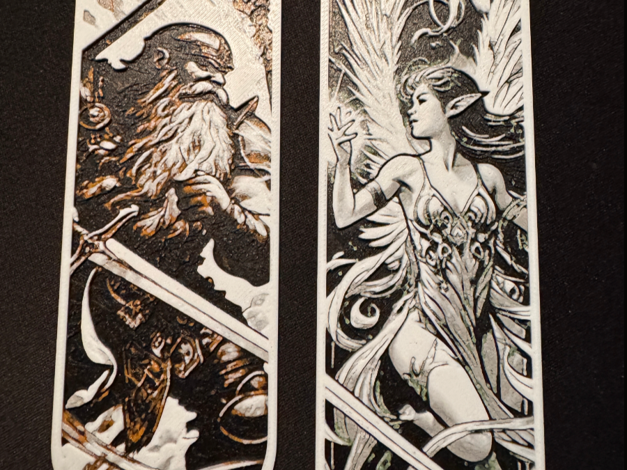 Bookmark Dwarf and Elf