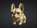Cute French Bulldog figure or keychain