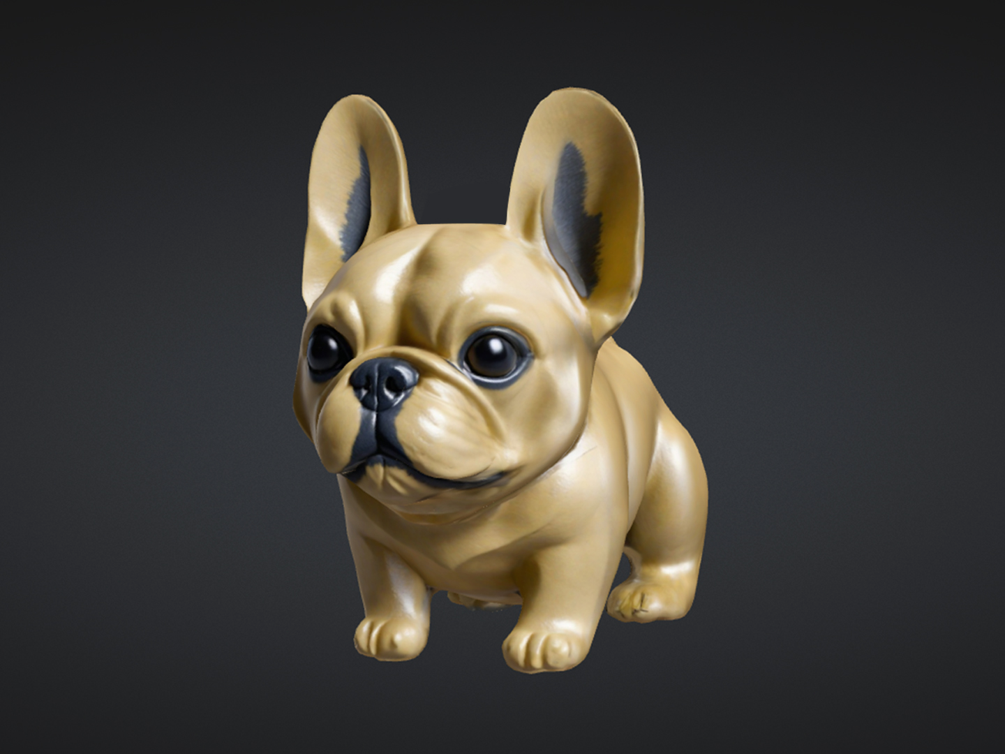 Cute French Bulldog figure or keychain