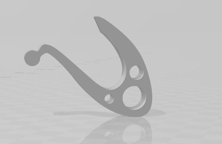 Keder Hook for Keder rail