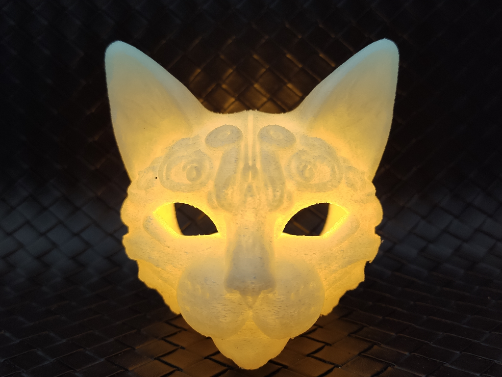 Cat Head - LED tea light holder