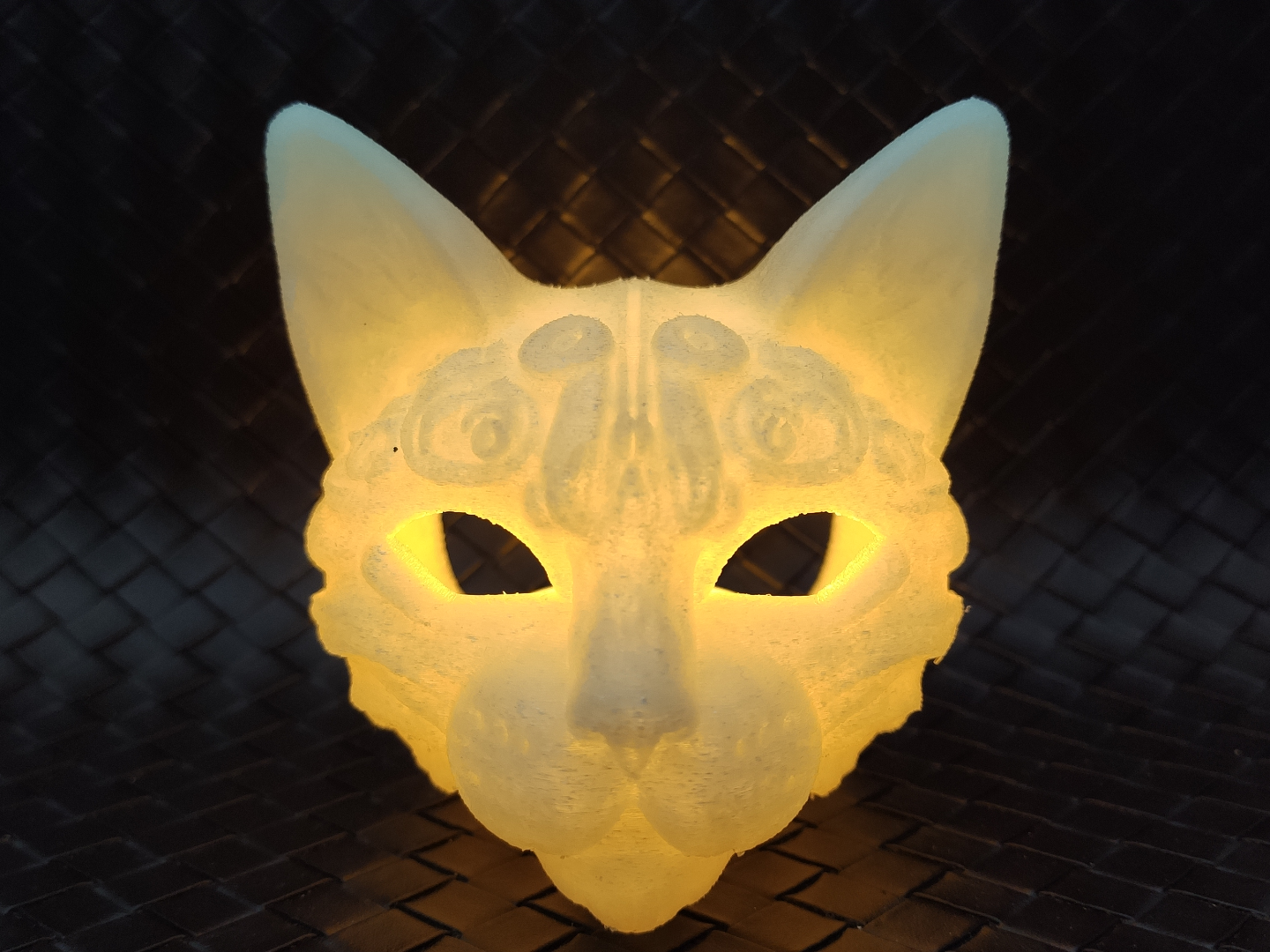Cat Head - LED tea light holder