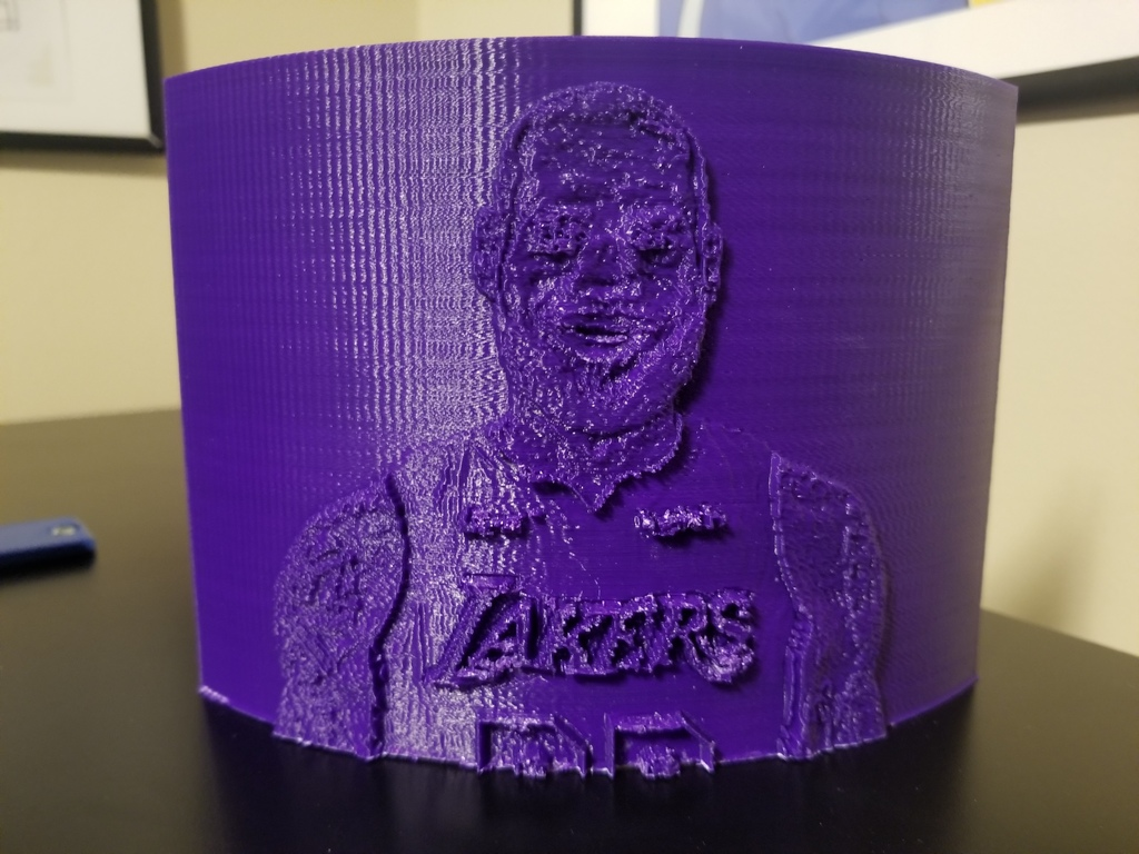 LeBron James Lithophane